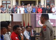 Kapolres Humbang Hasundutan gelar coffe morning bersama insan pers