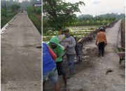 Pemdes Juwet Kunjang Melaksanakan Program Ketahanan Pangan, Pembangunan TPJ jalan Dusun Sambong Melalui Dana Desa Tahun 2025