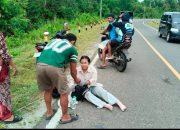 BRUKKK!!! GEGARA JALAN BERLUBANG PENGENDARA ALAMI KECELAKAAN