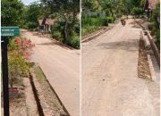 TINGKATKAN INFRASTRUKTUR DESA KEPALA DESA LIMAU BANGUN DRAINASE