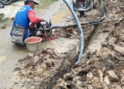 PDAM Tirta Musi membenarkan adanya pemasangan pipa Air bersih