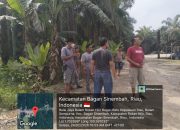 Resmi dilakukan Pendirian plang F.K.SPSI PUK PT NAP (NUSANTARA ANDALAN PERMAI) Balam km 34