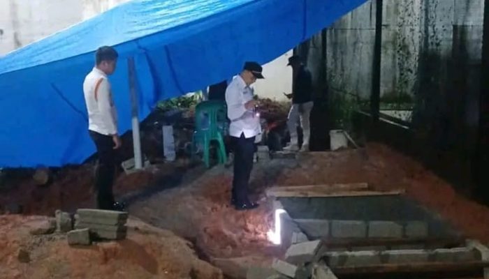 Maksimalkan Pelayanan Bagi Warga Binaan, Lapas Way Kanan Bangun Septic Tank Baru