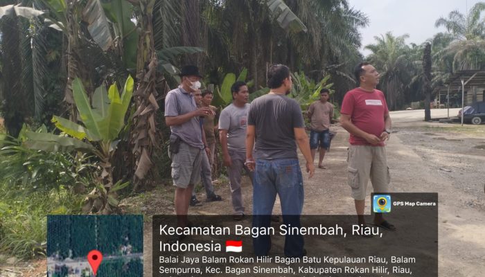 Resmi dilakukan Pendirian plang F.K.SPSI PUK PT NAP (NUSANTARA ANDALAN PERMAI) Balam km 34