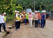 Gubernur Lampung Tinjau Perbaikan Jalan Di Rebang Tangkas