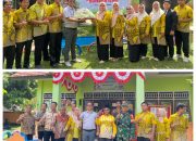 PERPUSTAKAAN SUMBER ILMU SDN 4 GELUMBANG DI RESMIKAN OLEH CAMAT GELUMBANG KAMIS 23 APRIL 2026