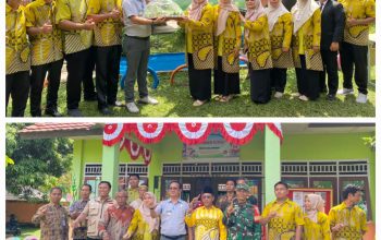 PERPUSTAKAAN SUMBER ILMU SDN 4 GELUMBANG DI RESMIKAN OLEH CAMAT GELUMBANG KAMIS 23 APRIL 2026