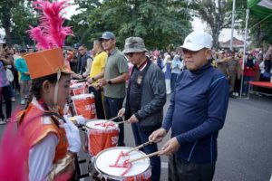 HUT OKU ke-116, Bupati OKU Lepas Karnaval Drum Band Pelajar